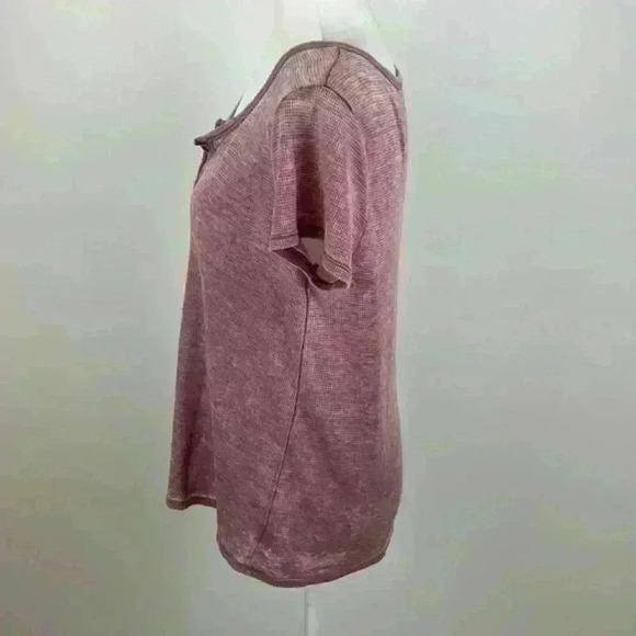 American Eagle Short Sleeve Button Front Top Size S - Picture 3 of 8